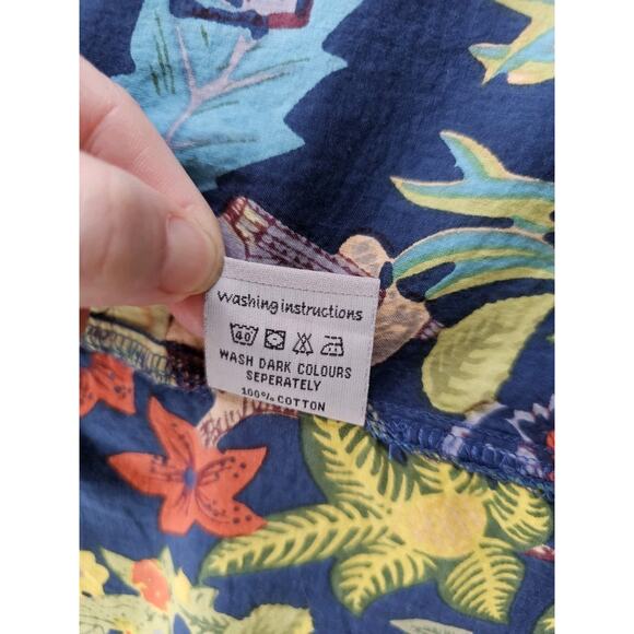 Frida Kahlo Kimono Robe Tropical Women's One Size 100 % Cotton - Picture 7 of 10